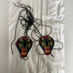 Snake Pasties Wrap Top